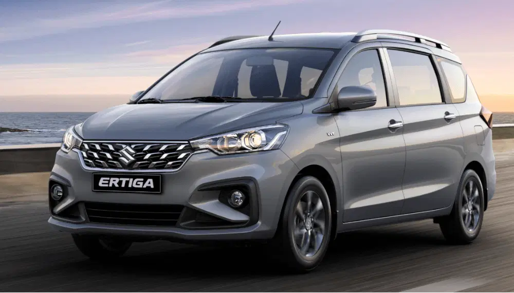 White Ertiga Cab